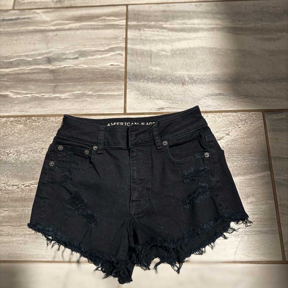 American Rag Black Distressed Women's Shorts